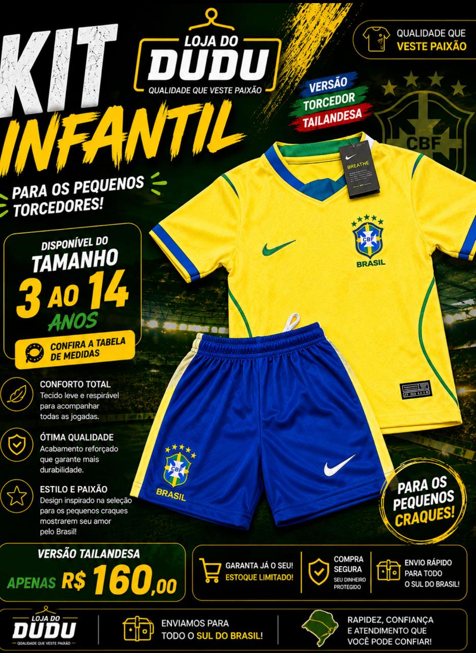 Kit Infantil Brasil